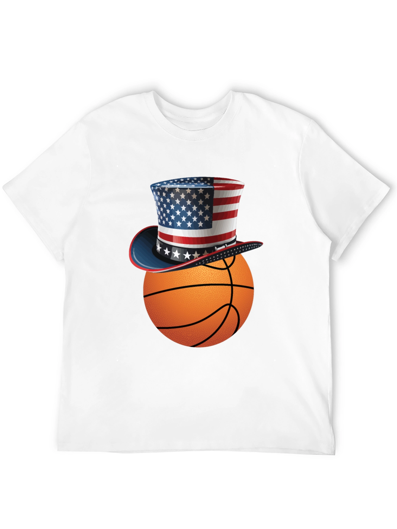 Patriotic Basketball T-Shirt - USA Pride