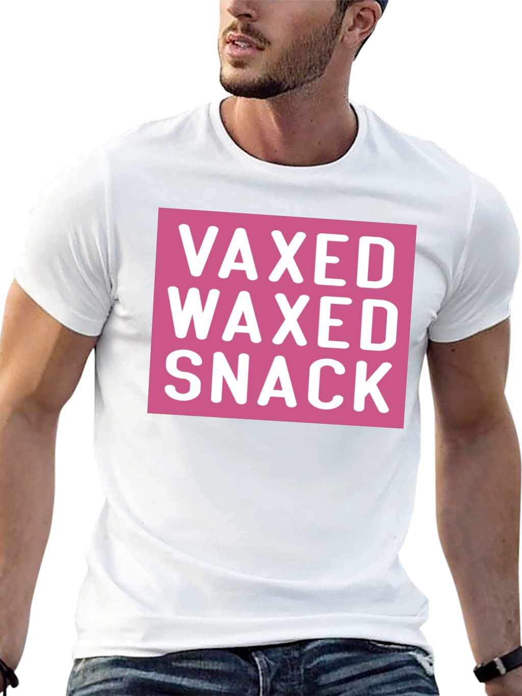 Vaxed Waxed Snack Tee - Funny Novelty T-Shirt