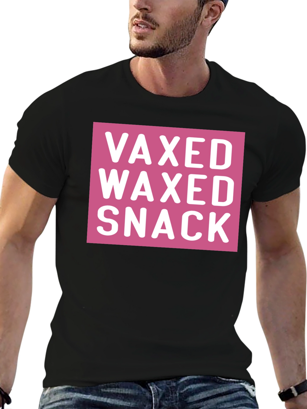 Vaxed Waxed Snack Tee - Funny Novelty T-Shirt