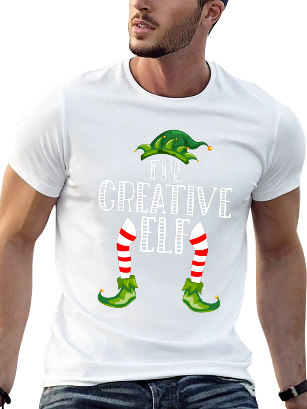 The Creative Elf Christmas Graphic Tee