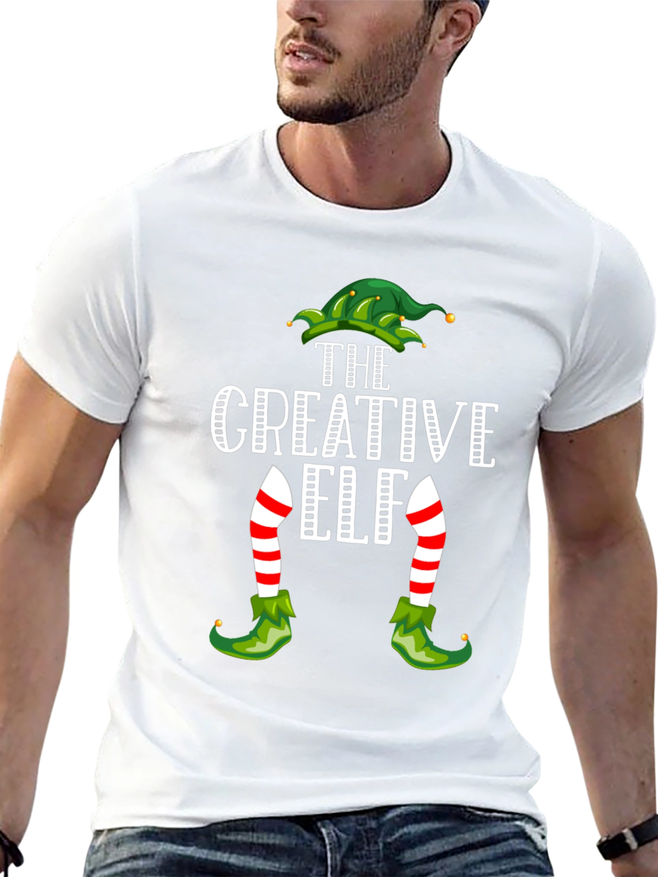 The Creative Elf Christmas Graphic Tee