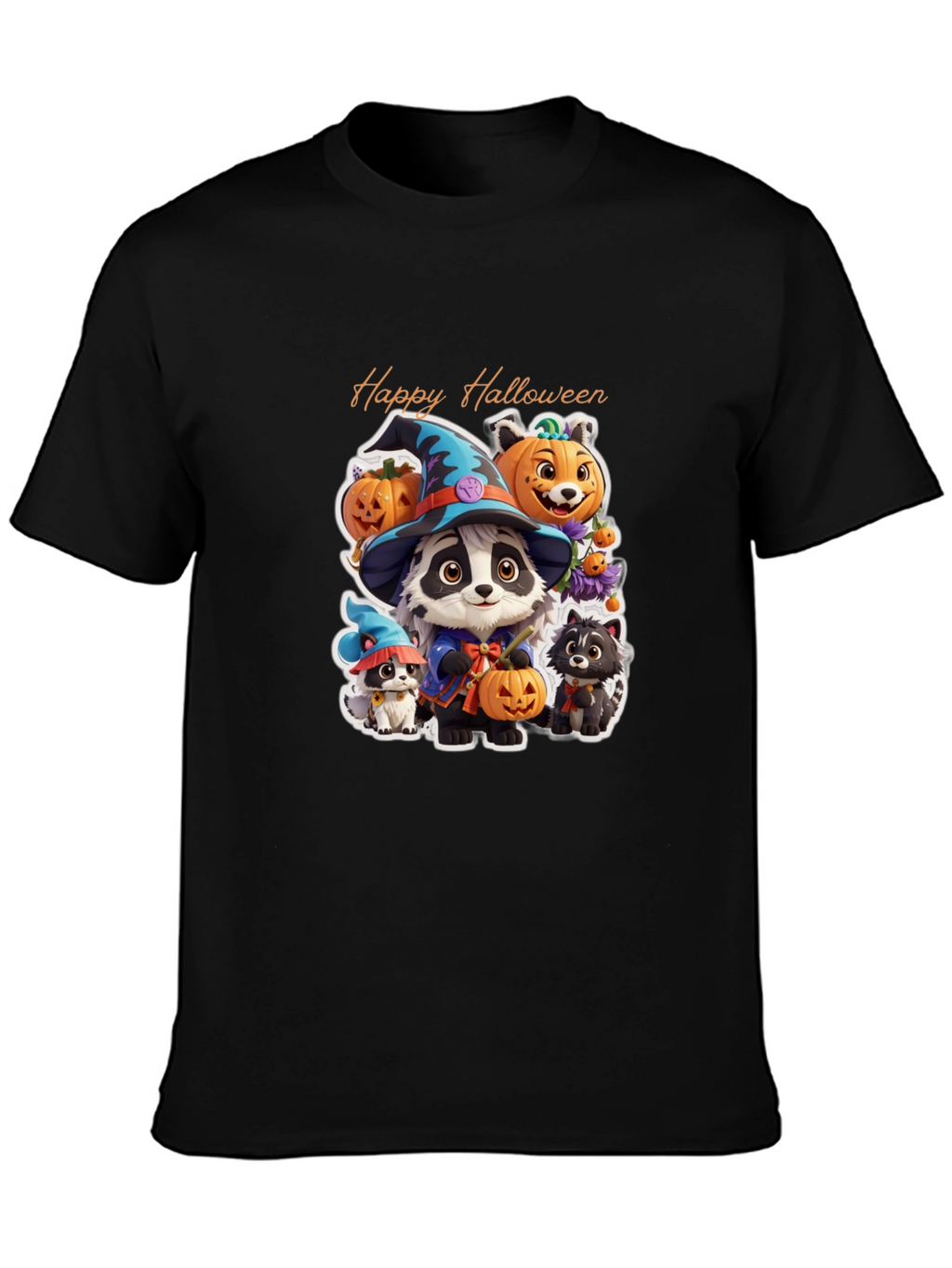Halloween Cute Animal Cartoon T-Shirt