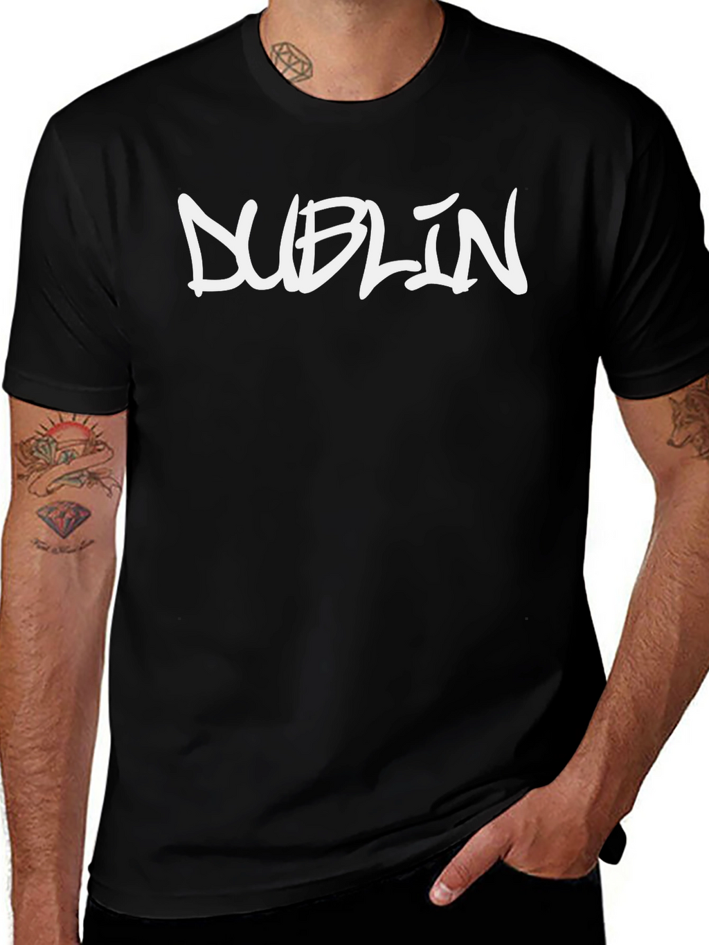 Dublin Graphic T-Shirt - Black