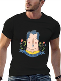 Happy Fathers Day Cartoon Dad Graphic Tee