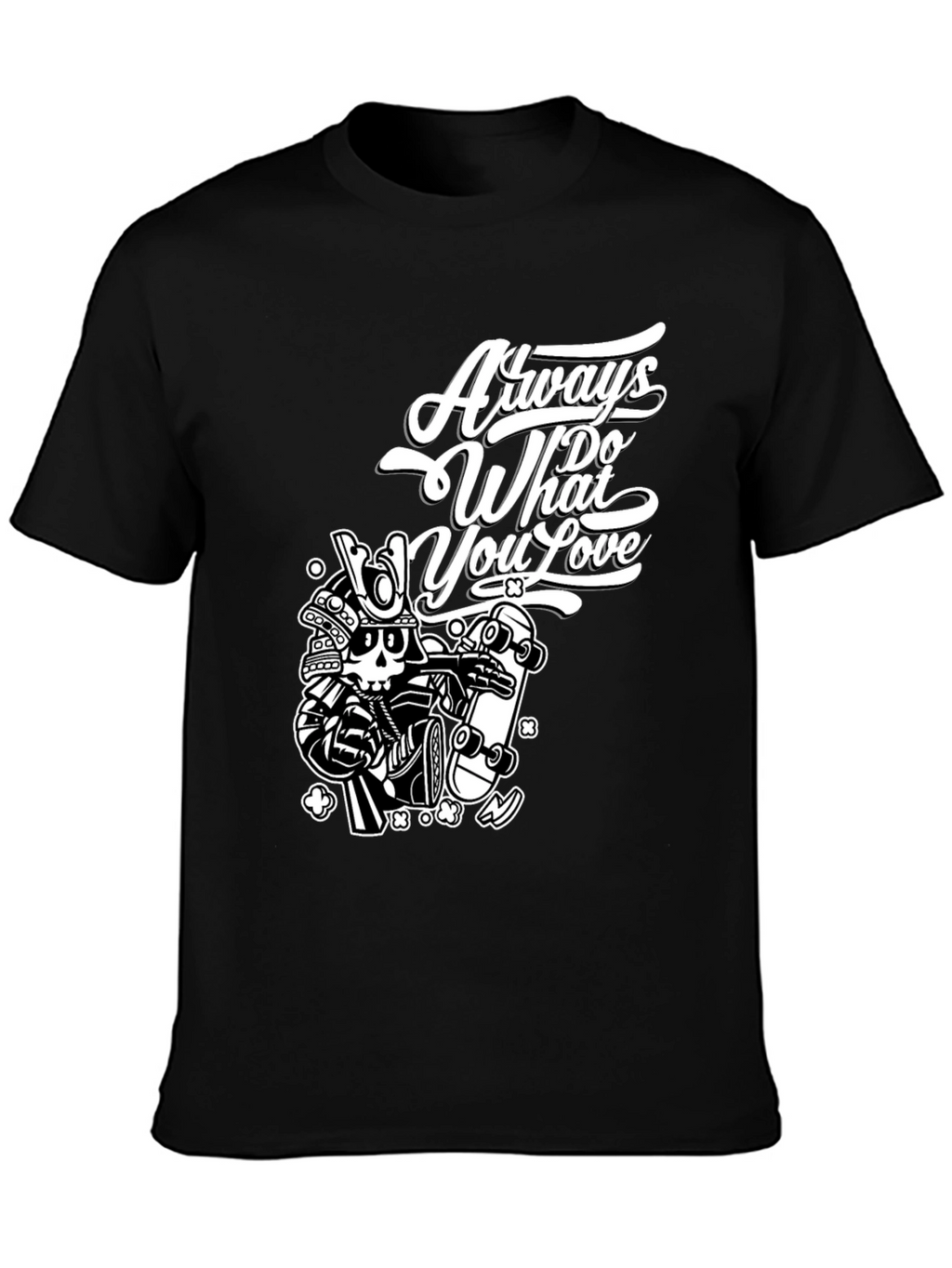 Black Graphic Tee - Always Do What You Love