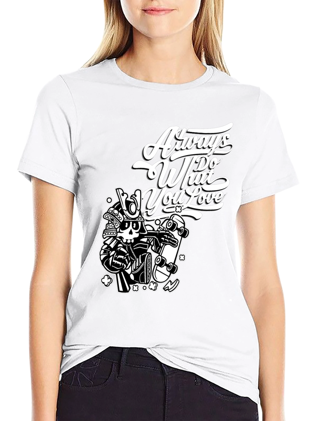 Black Graphic Tee - Always Do What You Love
