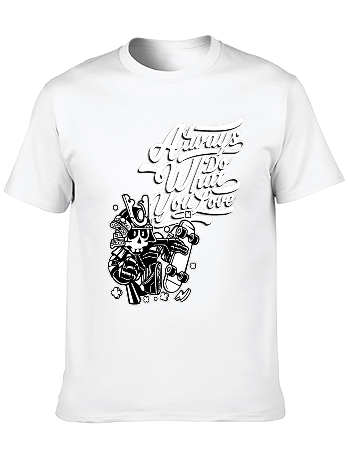 Black Graphic Tee - Always Do What You Love