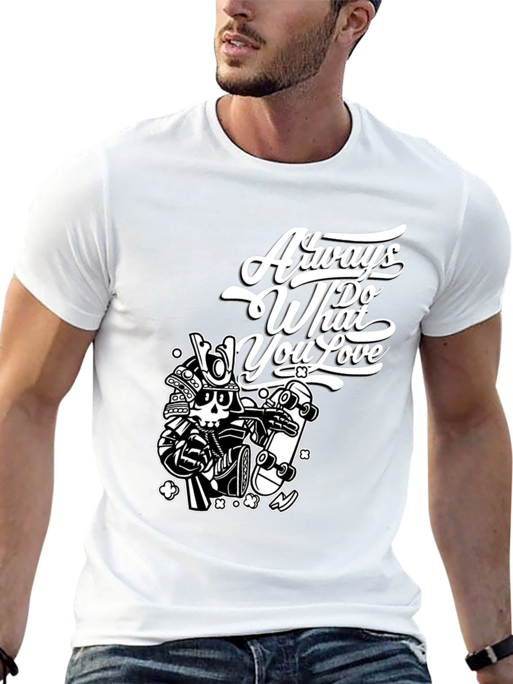 Black Graphic Tee - Always Do What You Love