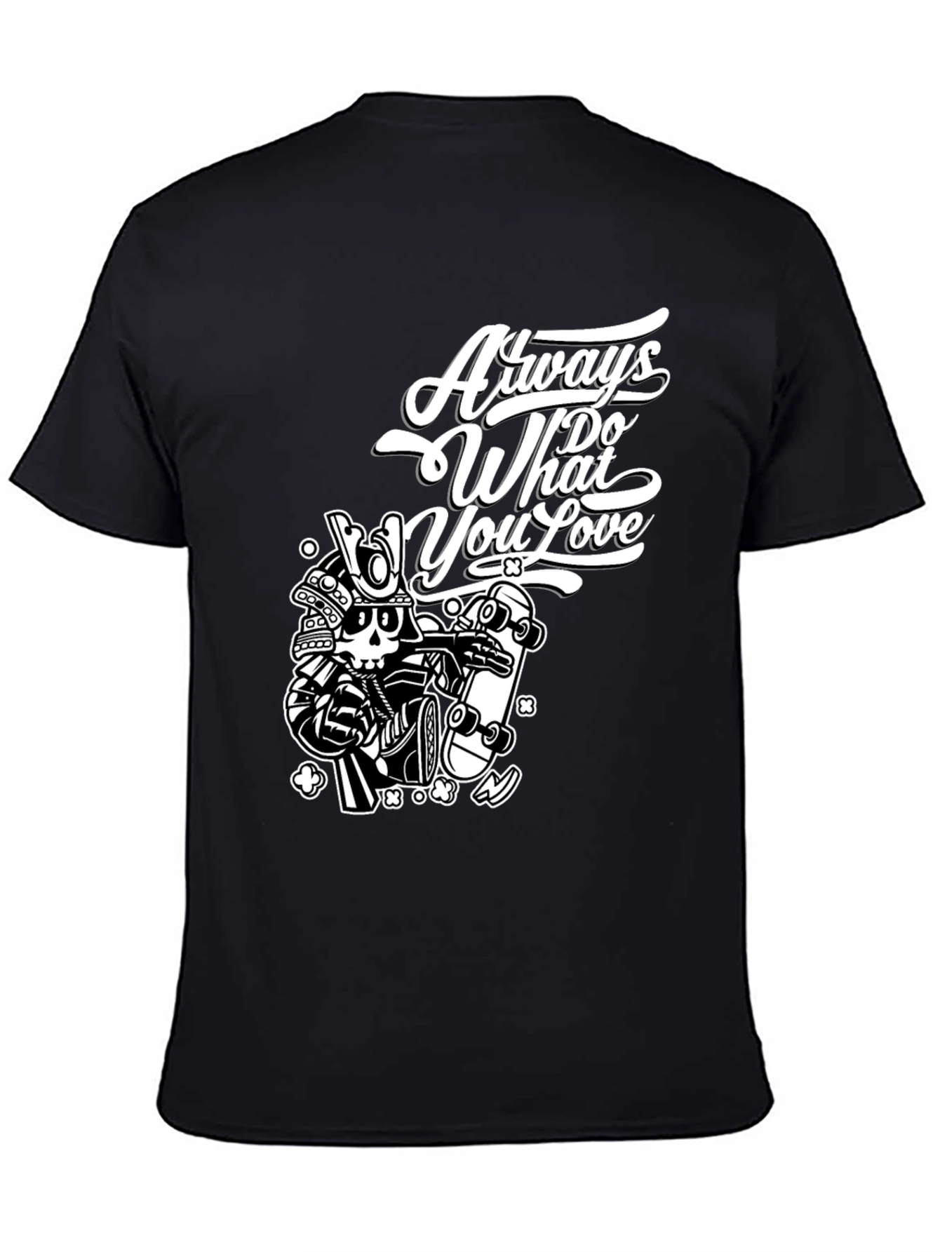 Black Graphic Tee - Always Do What You Love