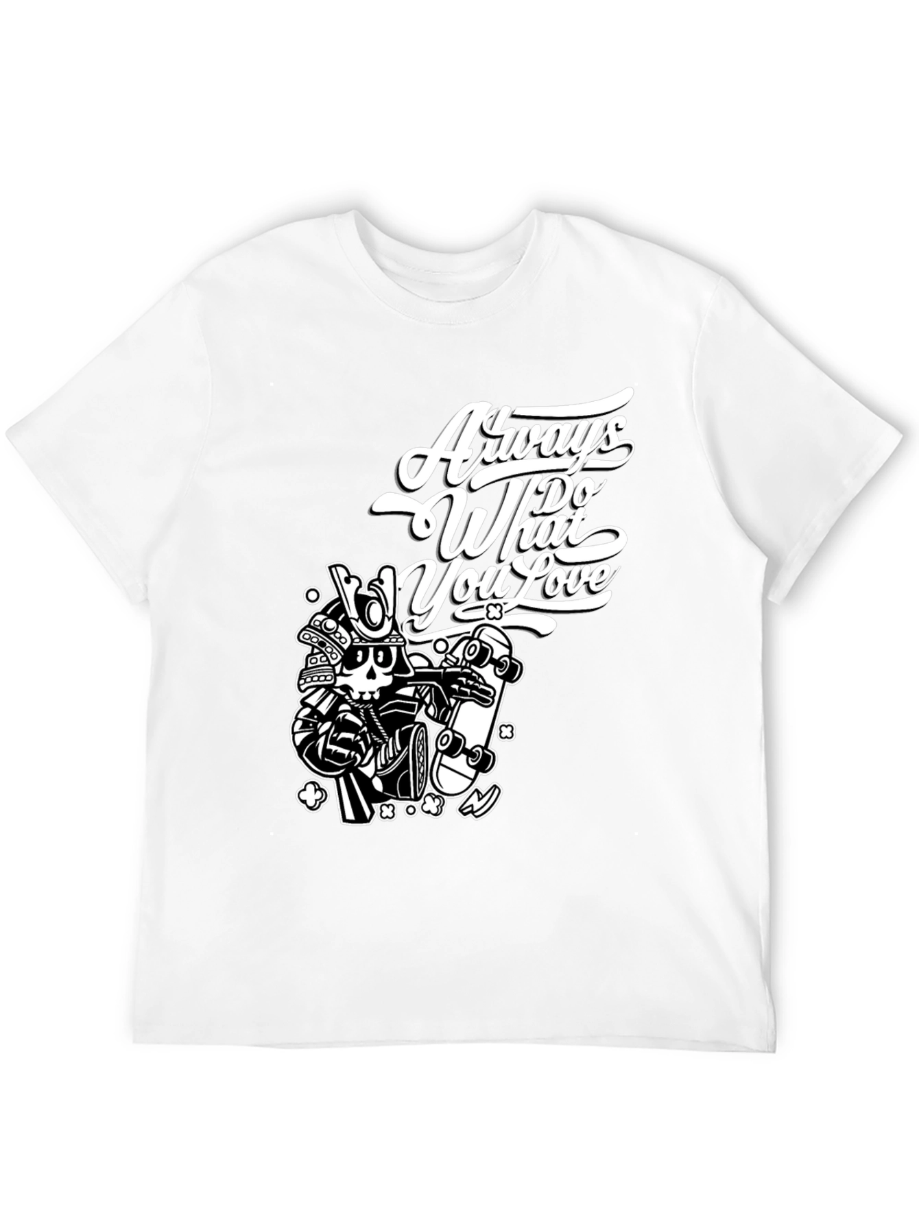Black Graphic Tee - Always Do What You Love