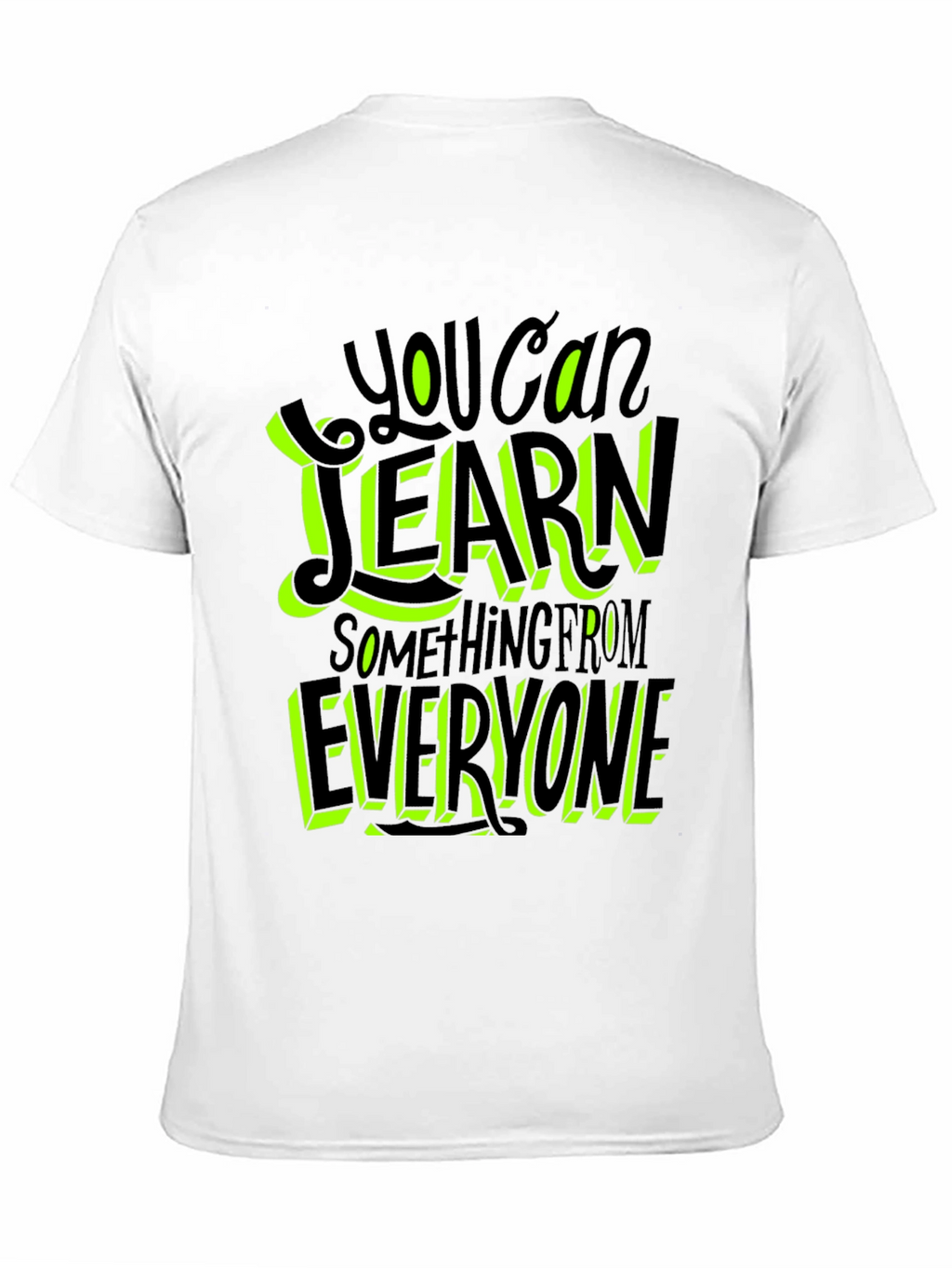 Learn From Everyone Graphic Tee - Black