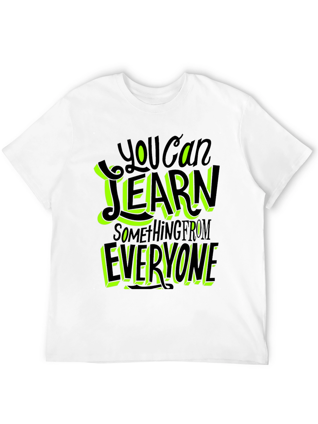 Learn From Everyone Graphic Tee - Black