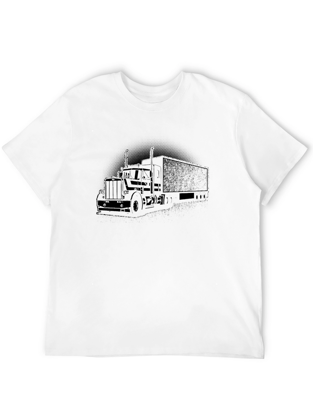 Trucker Tee - Semi Truck Graphic T-Shirt