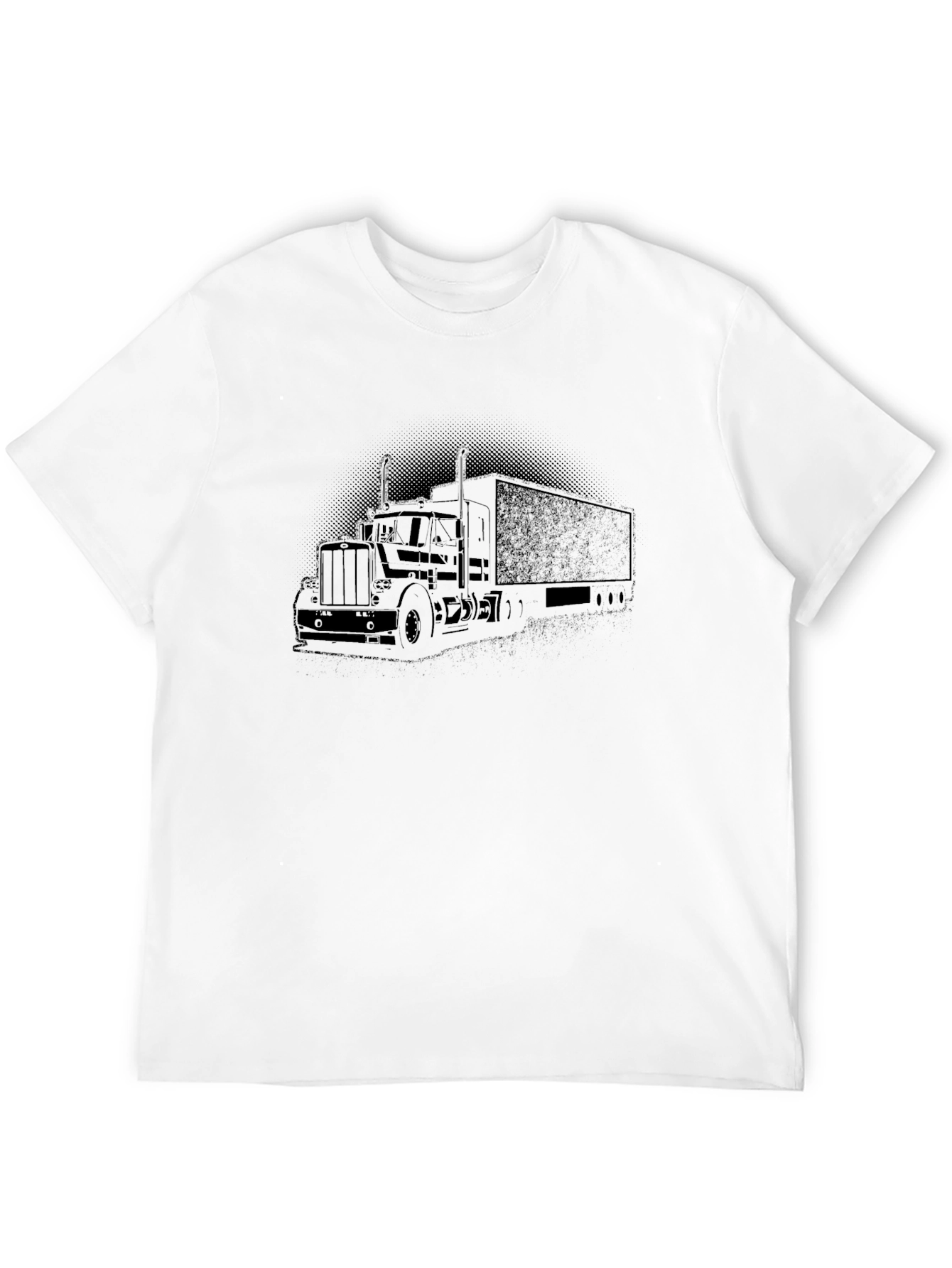 Trucker Tee - Semi Truck Graphic T-Shirt