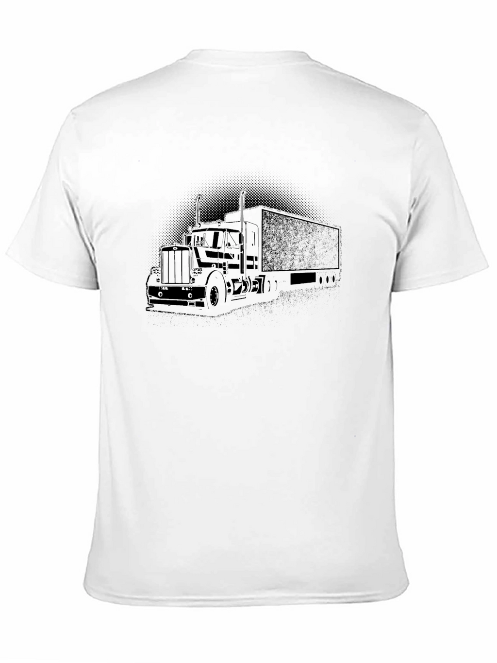 Trucker Tee - Semi Truck Graphic T-Shirt