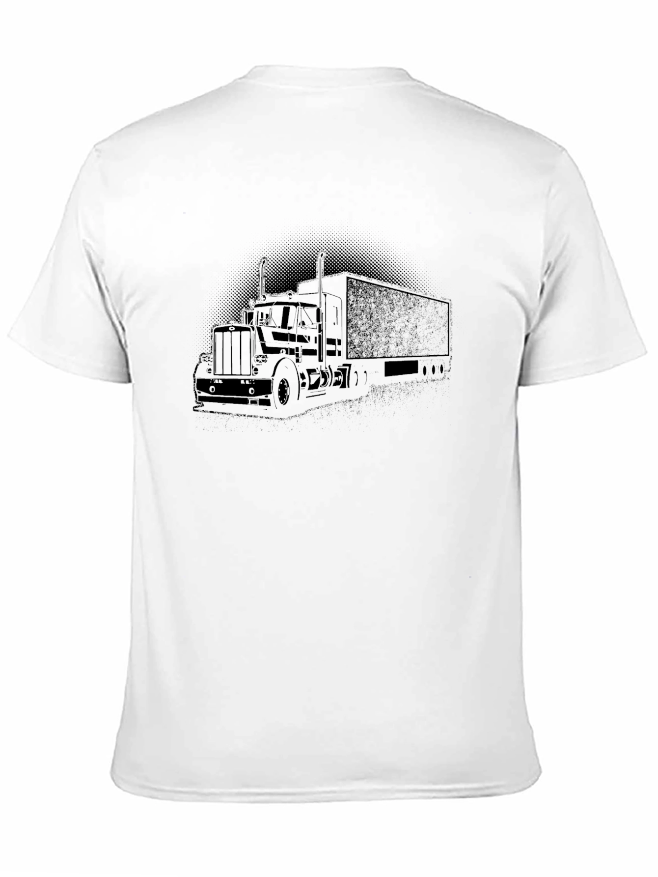Trucker Tee - Semi Truck Graphic T-Shirt