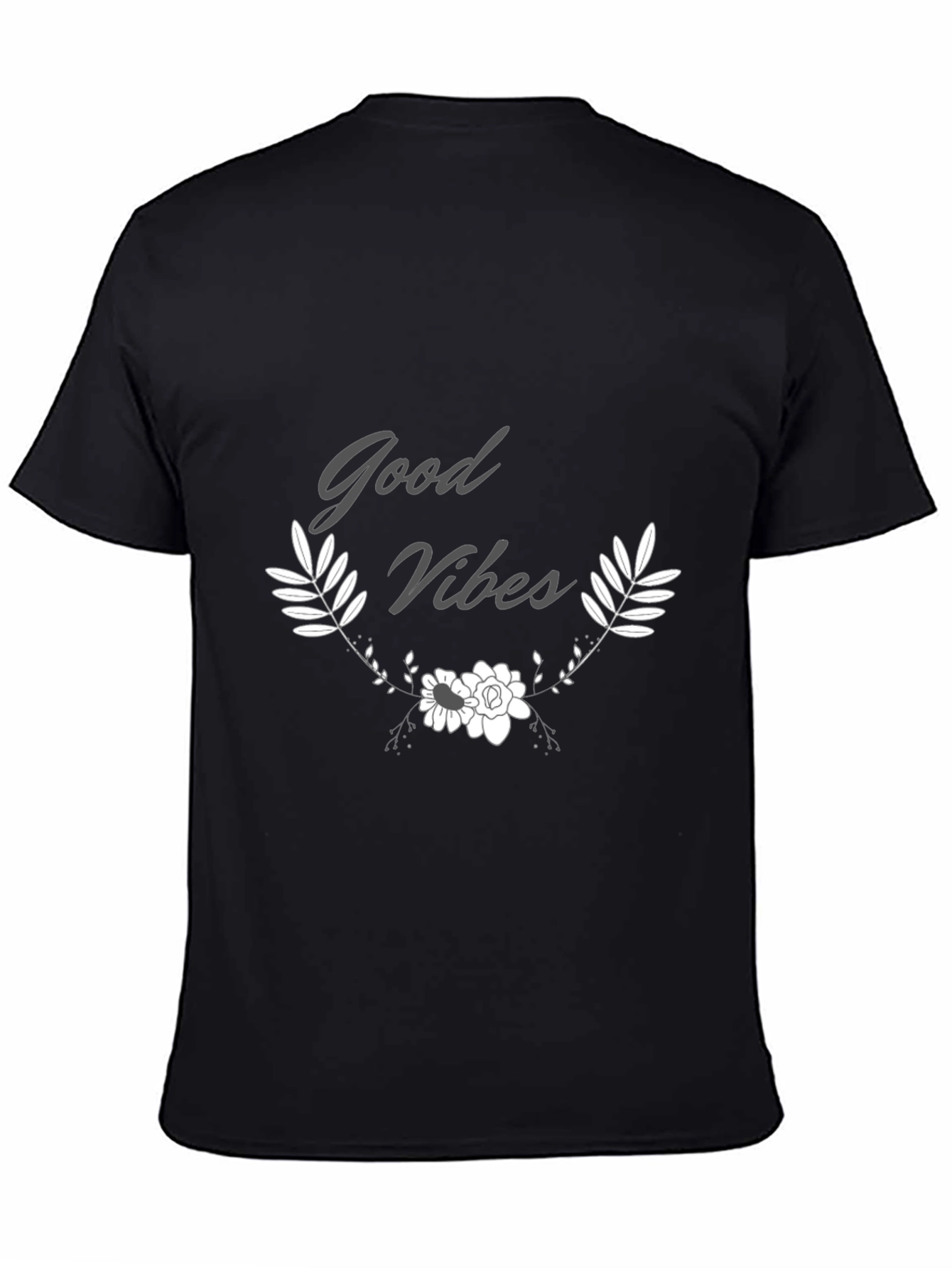 Good Vibes Graphic Tee - Black