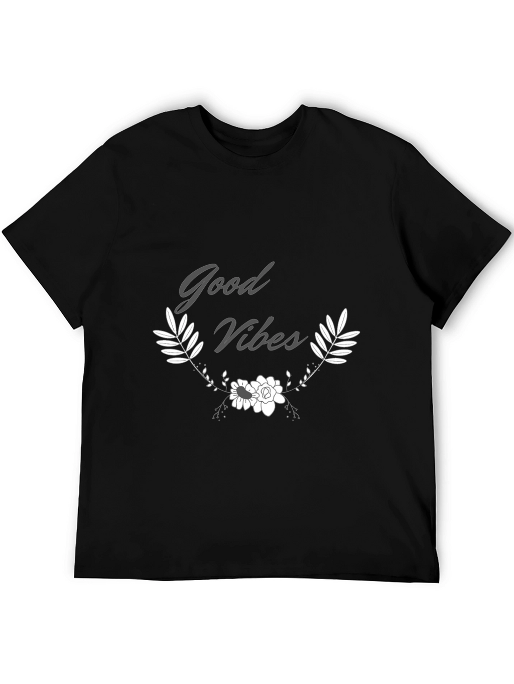 Good Vibes Graphic Tee - Black