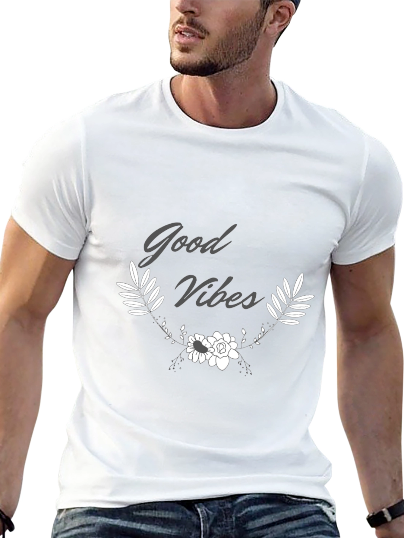 Good Vibes Graphic Tee - Black