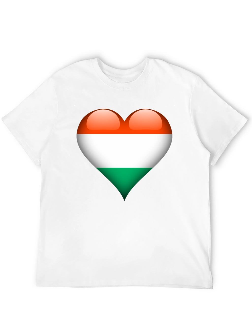 Hungary Flag Heart T-Shirt - Show Your Love!