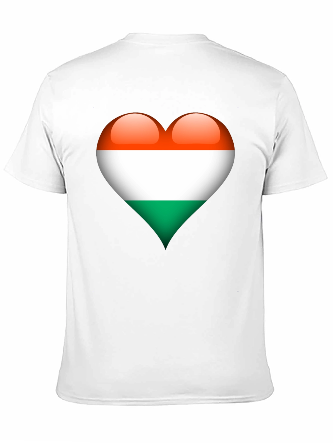 Hungary Flag Heart T-Shirt - Show Your Love!