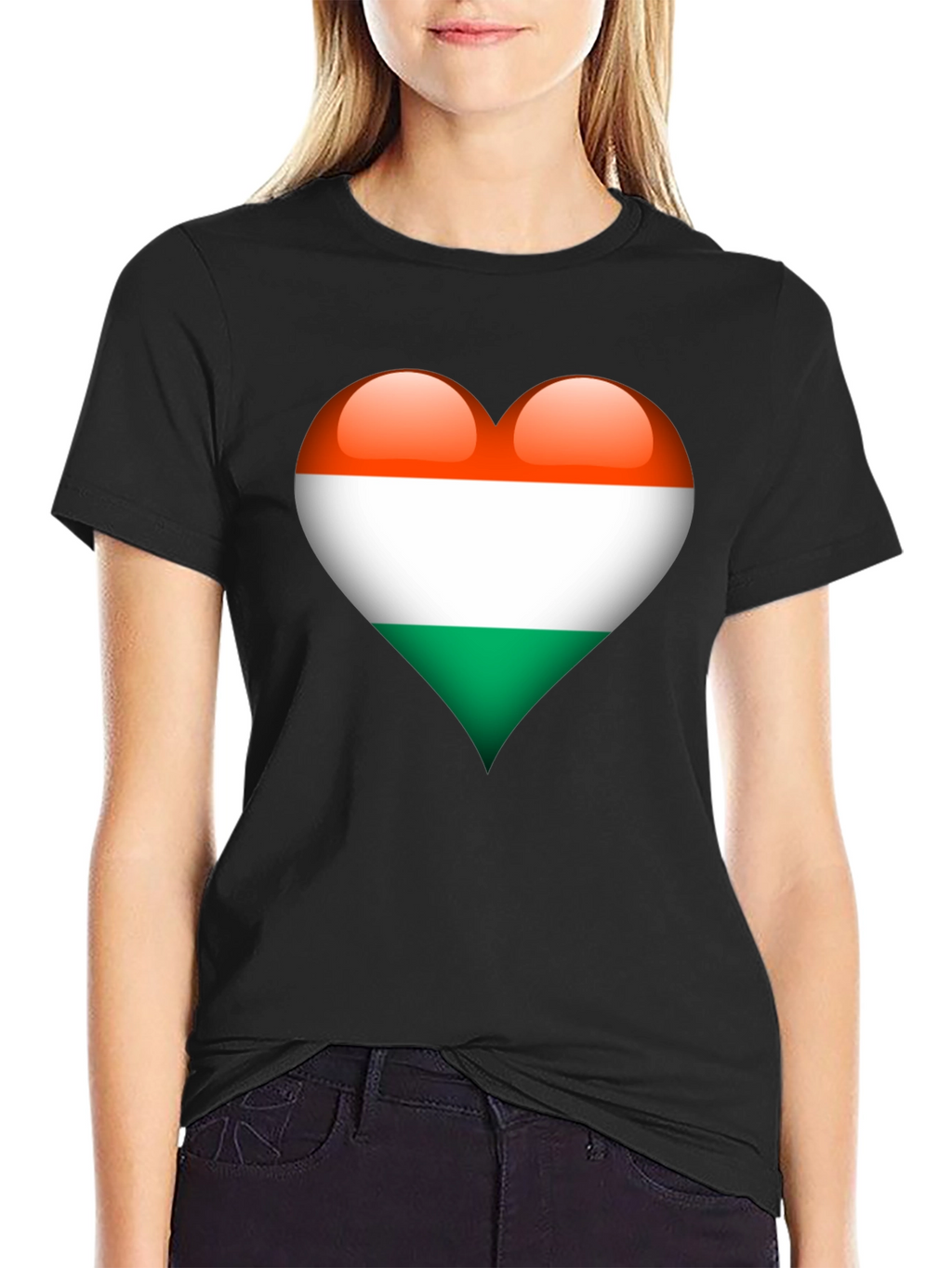 Hungary Flag Heart T-Shirt - Show Your Love!