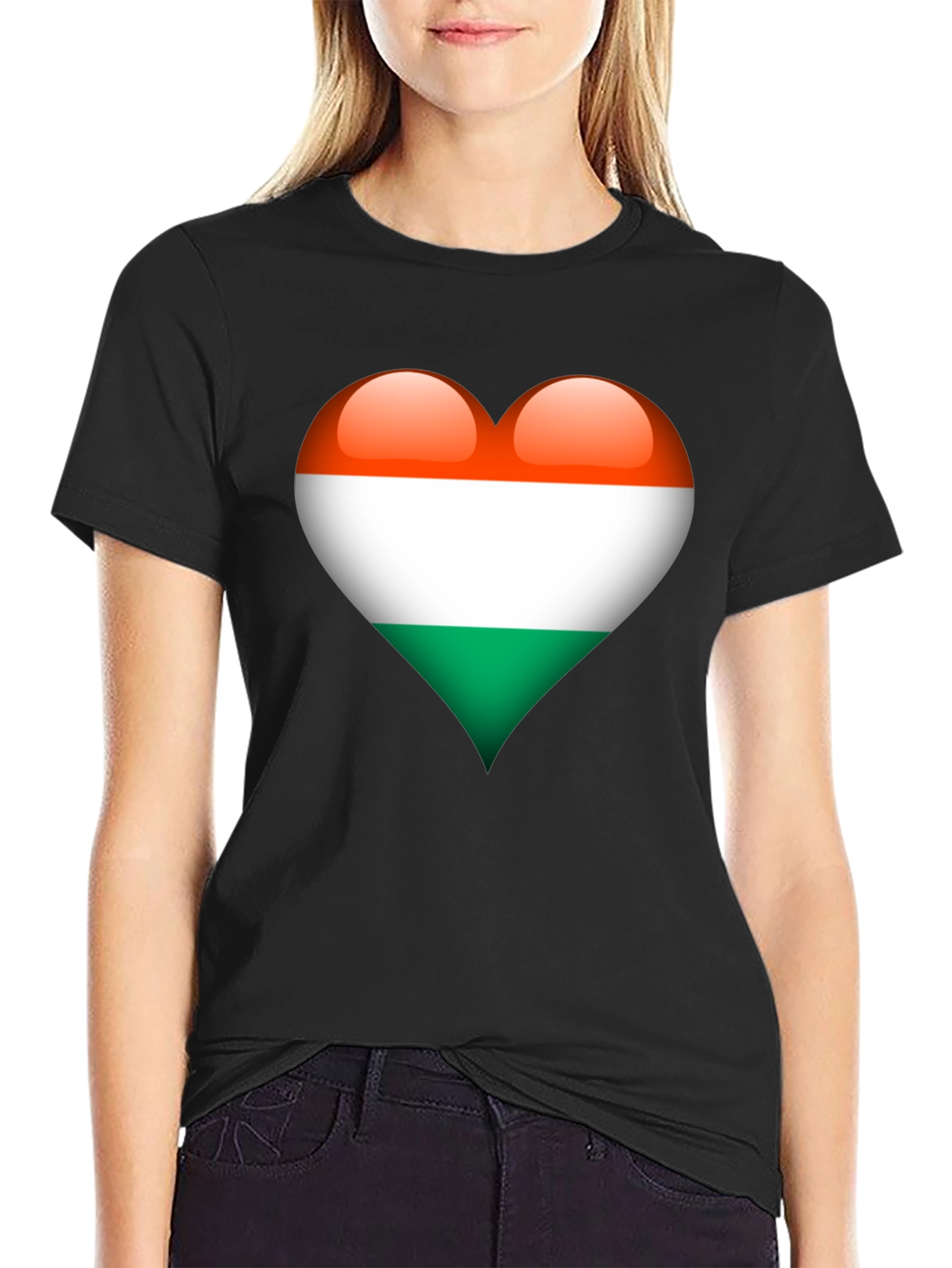 Hungary Flag Heart T-Shirt - Show Your Love!