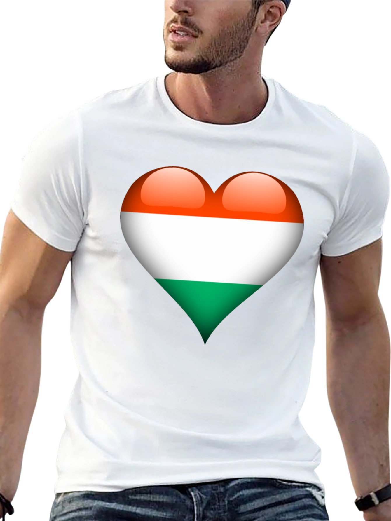 Hungary Flag Heart T-Shirt - Show Your Love!
