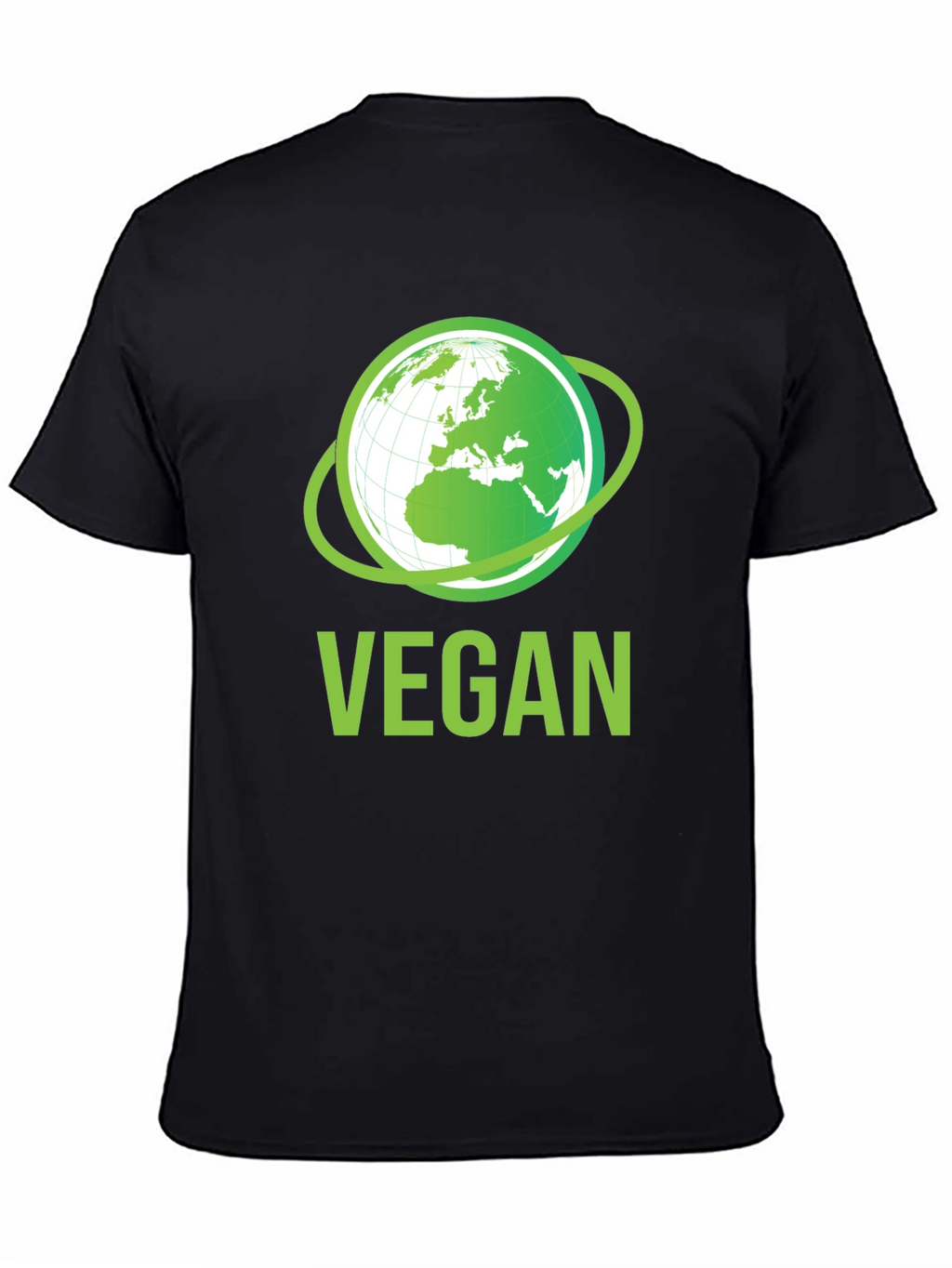 Vegan Earth Graphic T-Shirt - Eco-Friendly Lifestyle Apparel