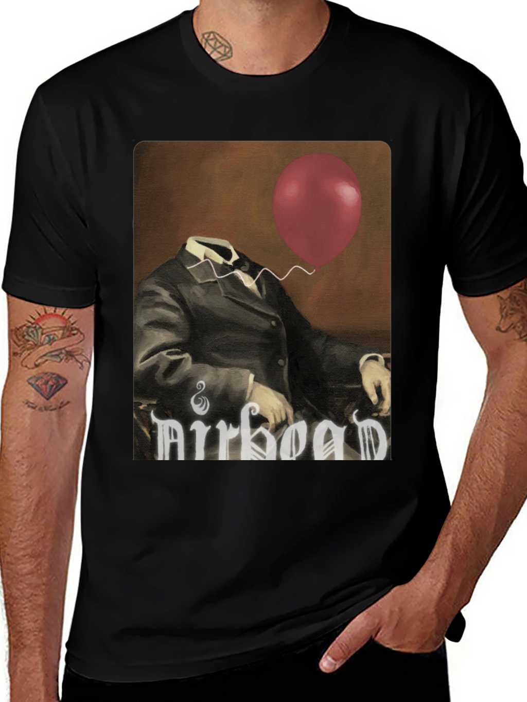 Airhead Balloon Man T-Shirt - Unique Graphic Tee