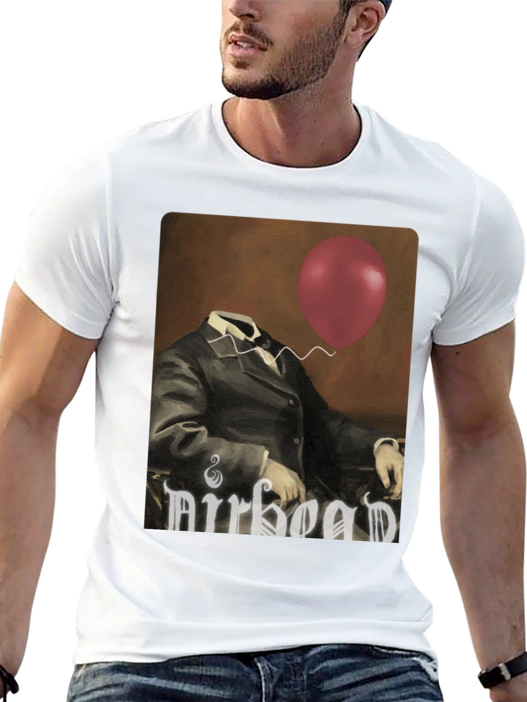Airhead Balloon Man T-Shirt - Unique Graphic Tee