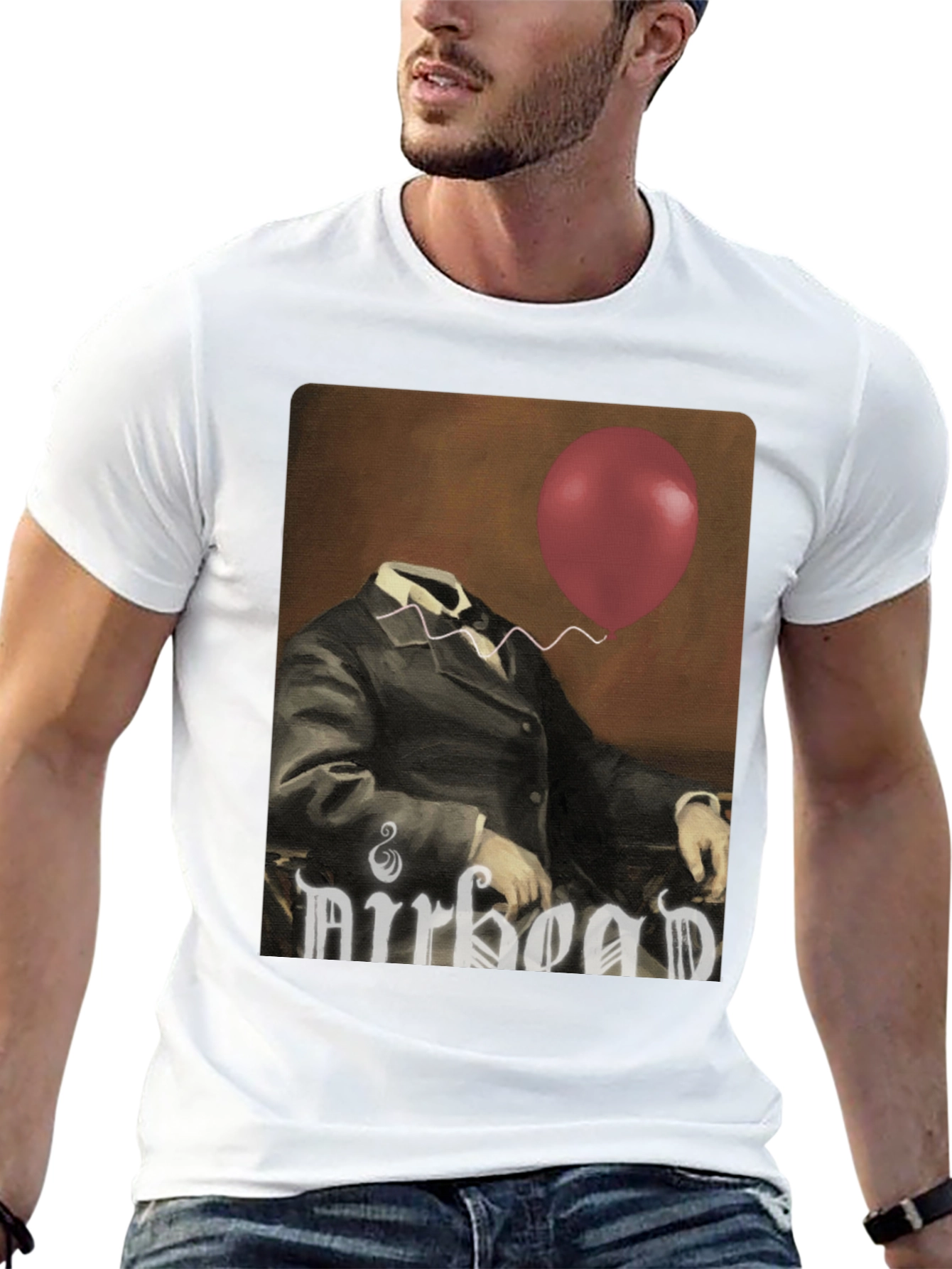 Airhead Balloon Man T-Shirt - Unique Graphic Tee