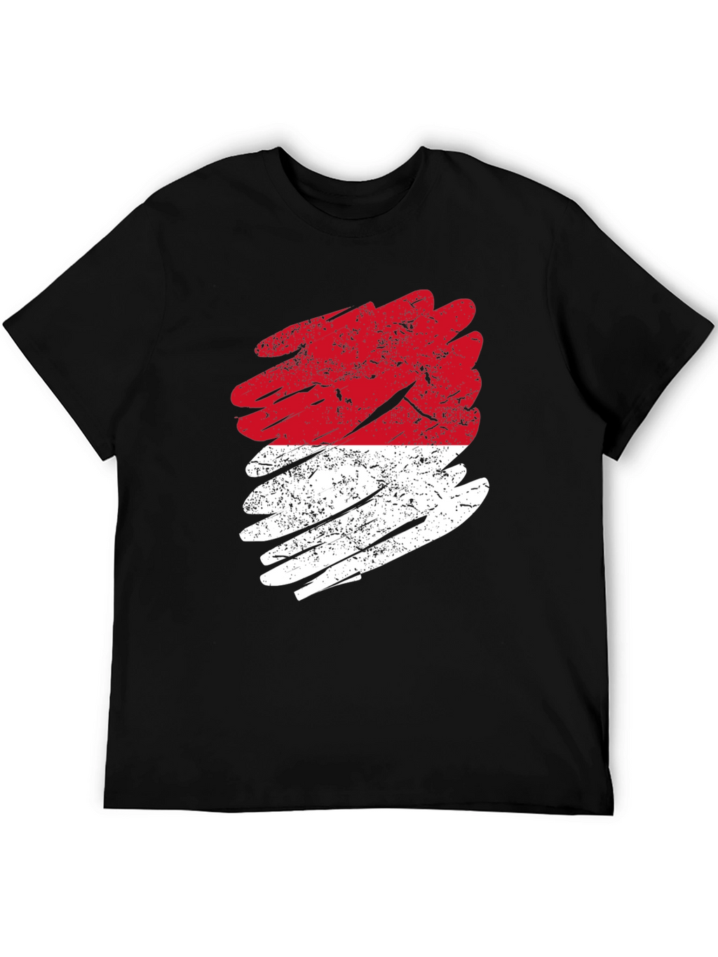 Indonesia Flag Grunge T-Shirt