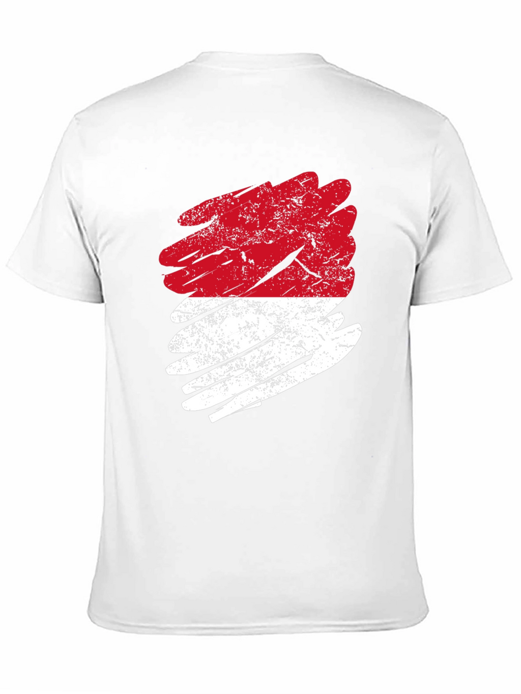Indonesia Flag Grunge T-Shirt