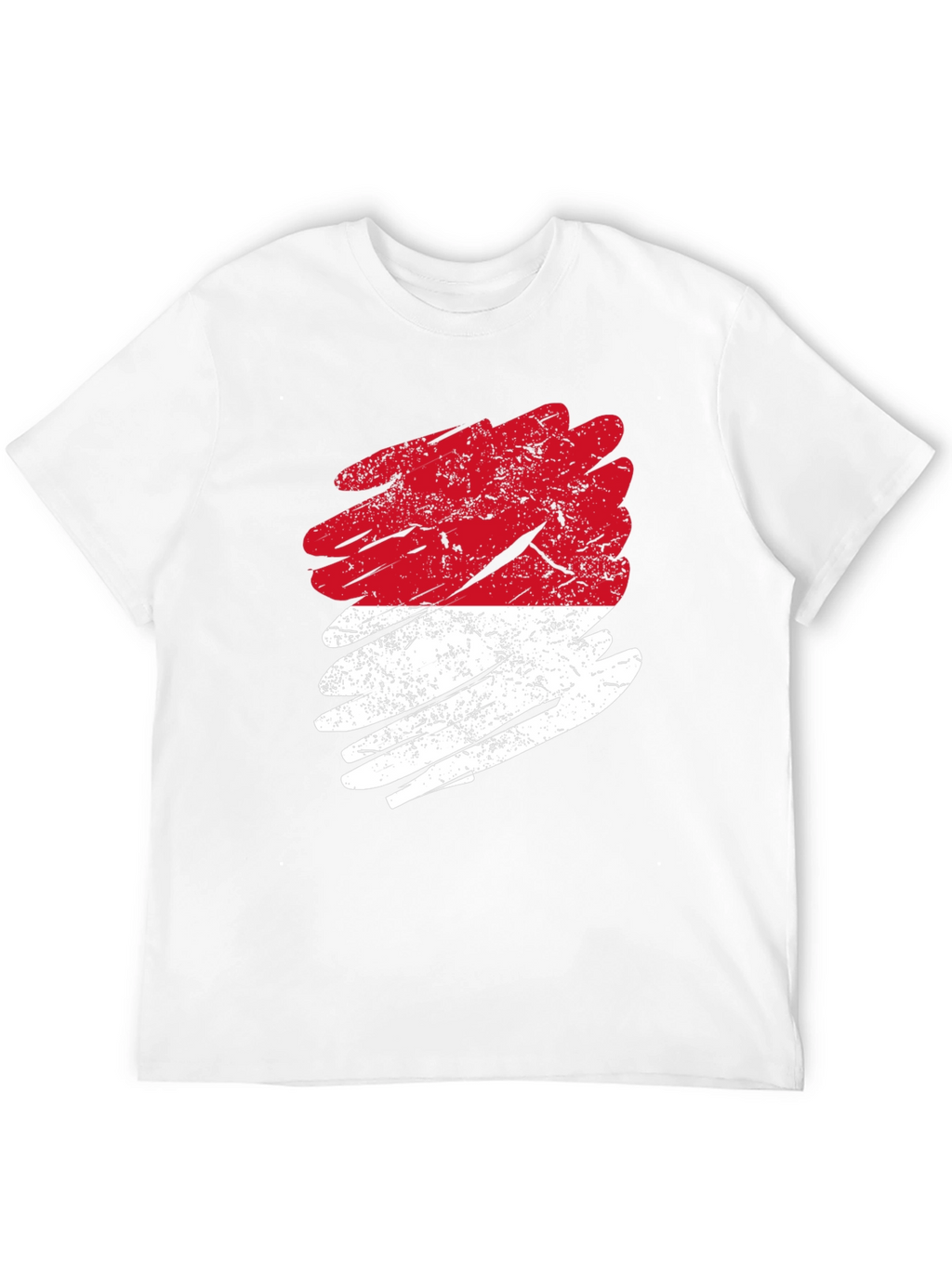 Indonesia Flag Grunge T-Shirt