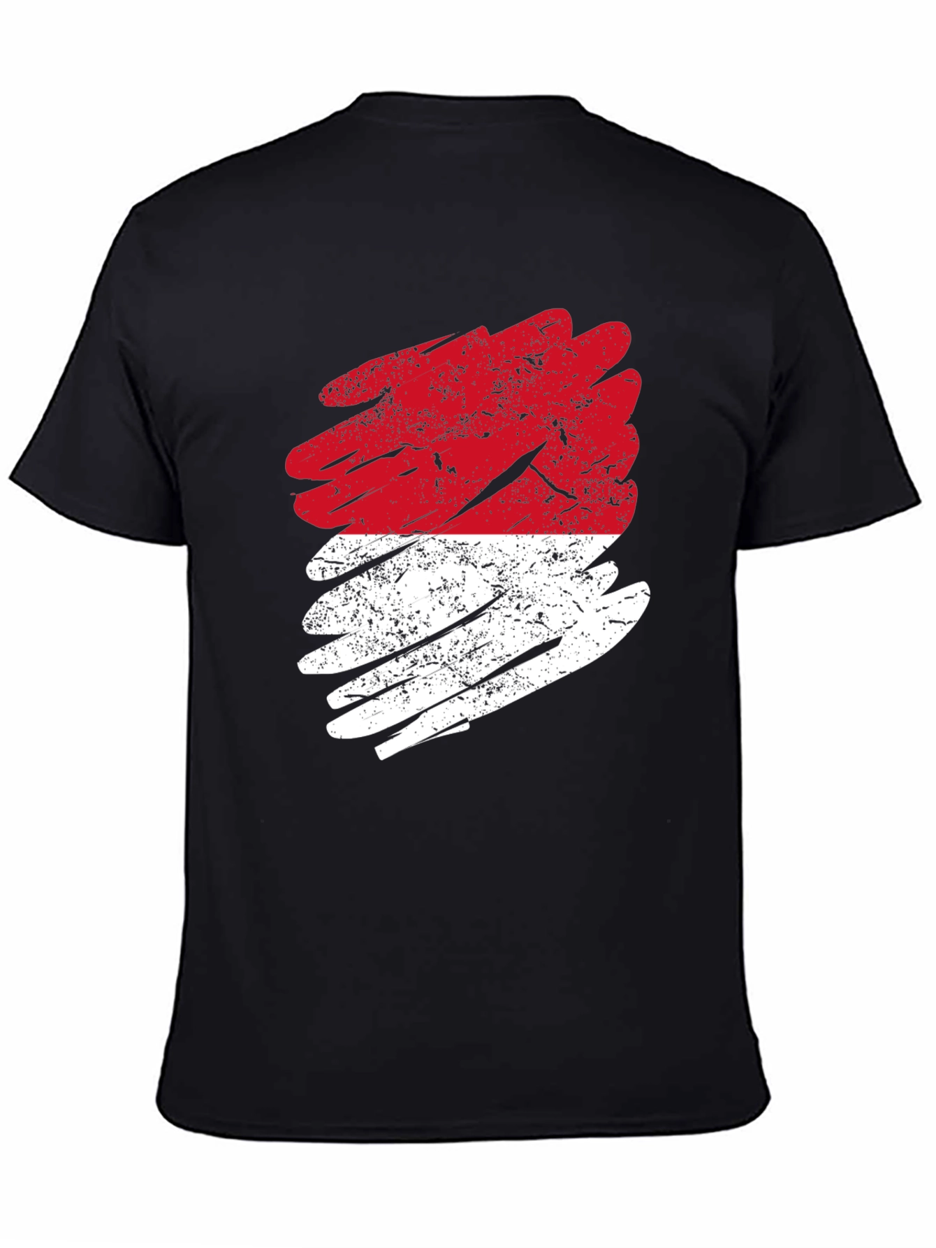 Indonesia Flag Grunge T-Shirt