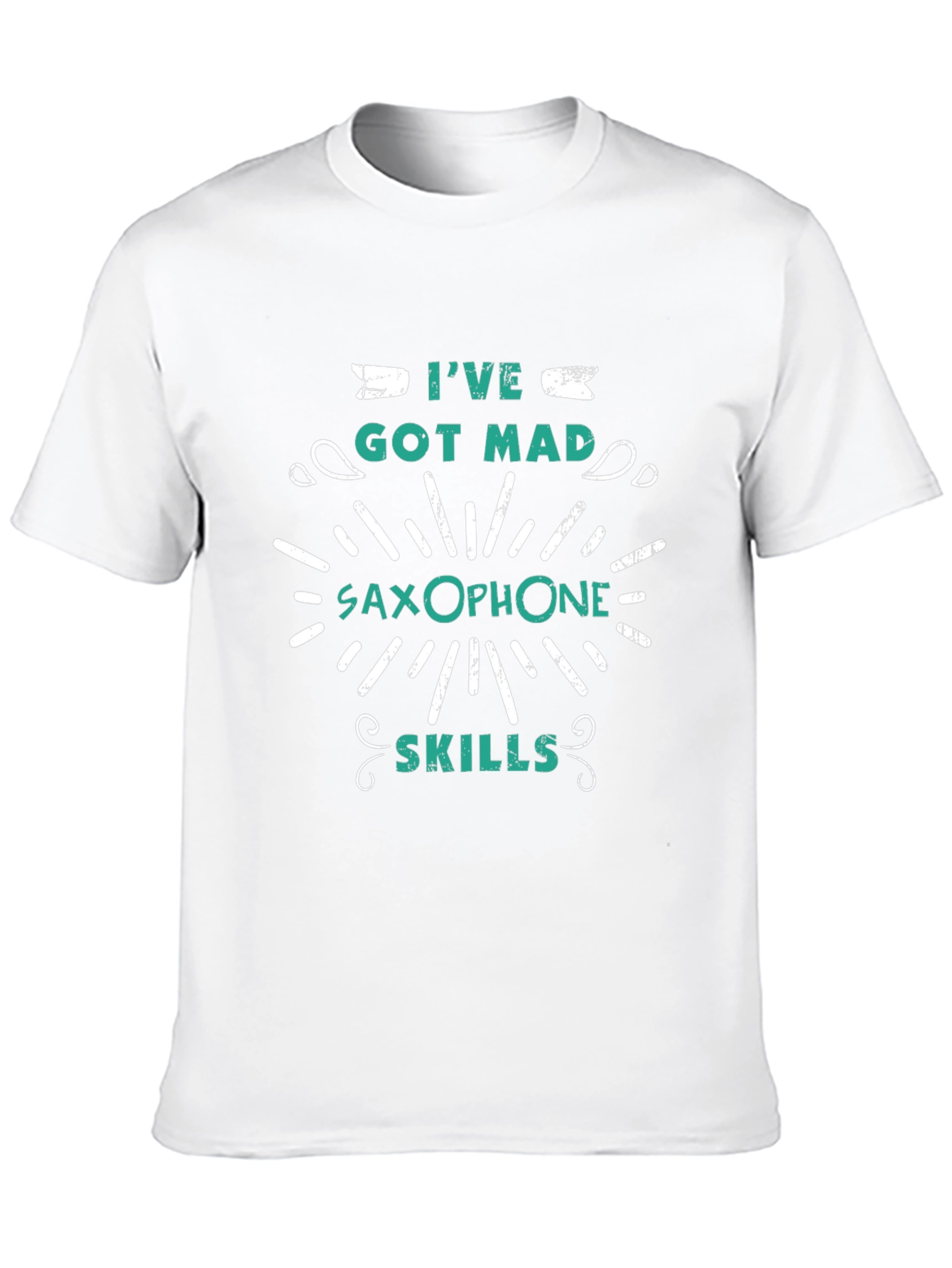 Saxophone Skills Graphic Tee - Music Lovers T-Shirt