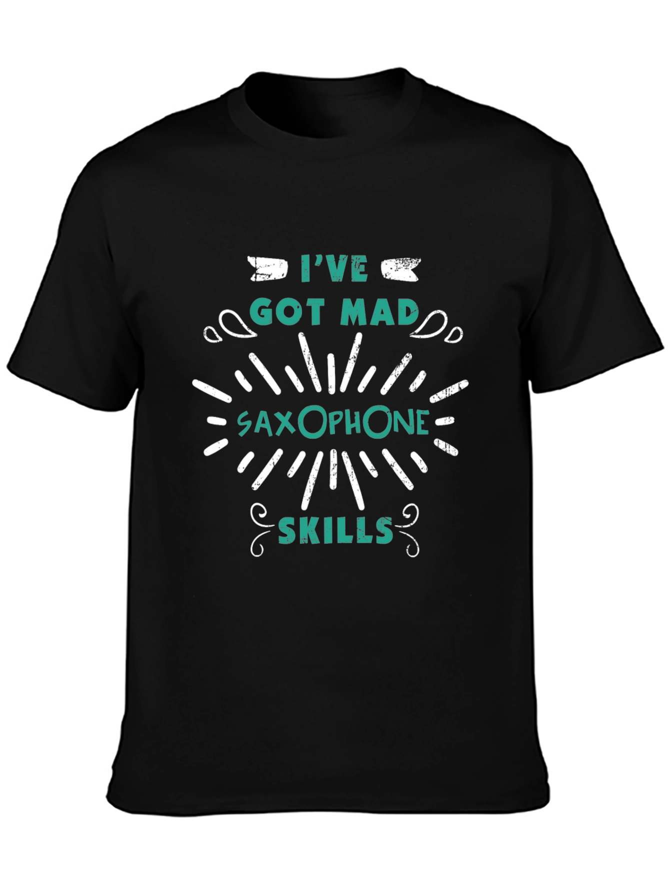 Saxophone Skills Graphic Tee - Music Lovers T-Shirt