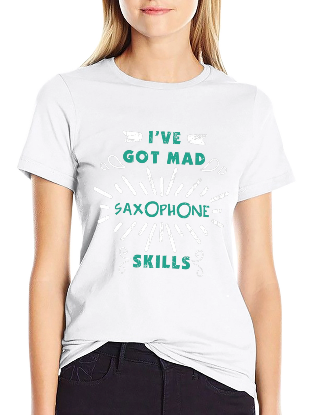Saxophone Skills Graphic Tee - Music Lovers T-Shirt
