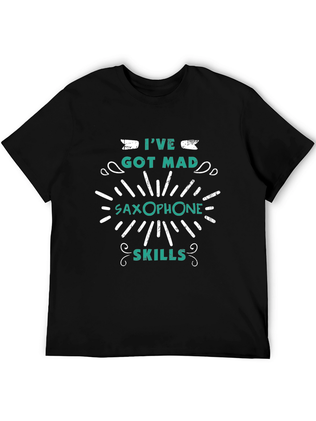 Saxophone Skills Graphic Tee - Music Lovers T-Shirt