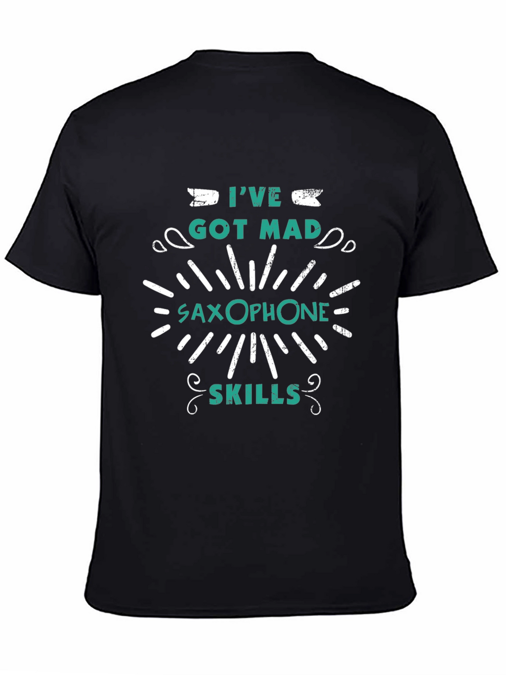 Saxophone Skills Graphic Tee - Music Lovers T-Shirt