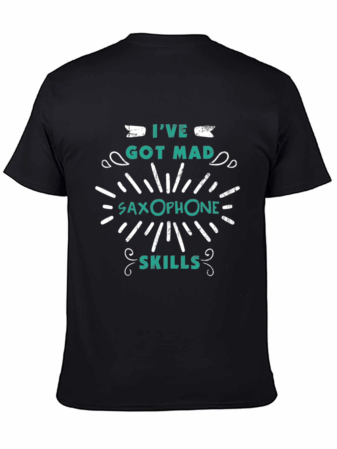 Saxophone Skills Graphic Tee - Music Lovers T-Shirt
