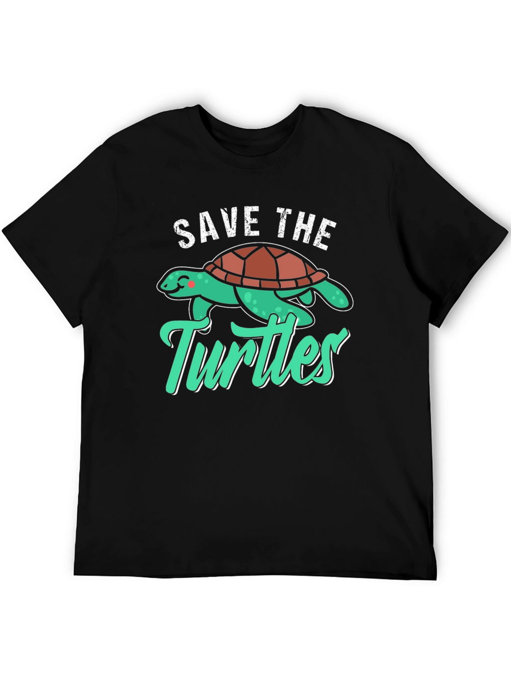 Save the Turtles Graphic T-Shirt