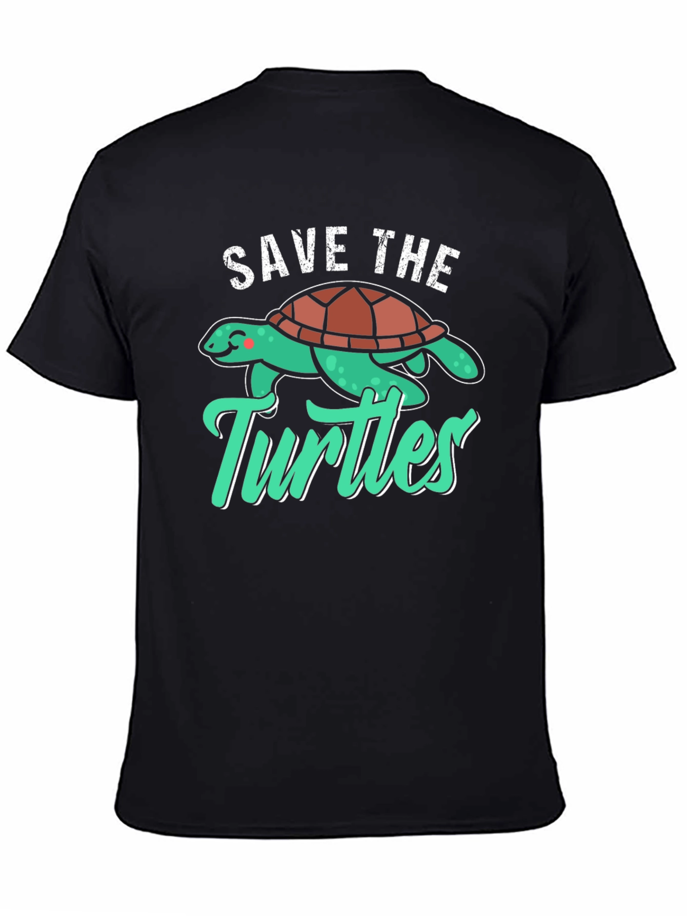 Save the Turtles Graphic T-Shirt