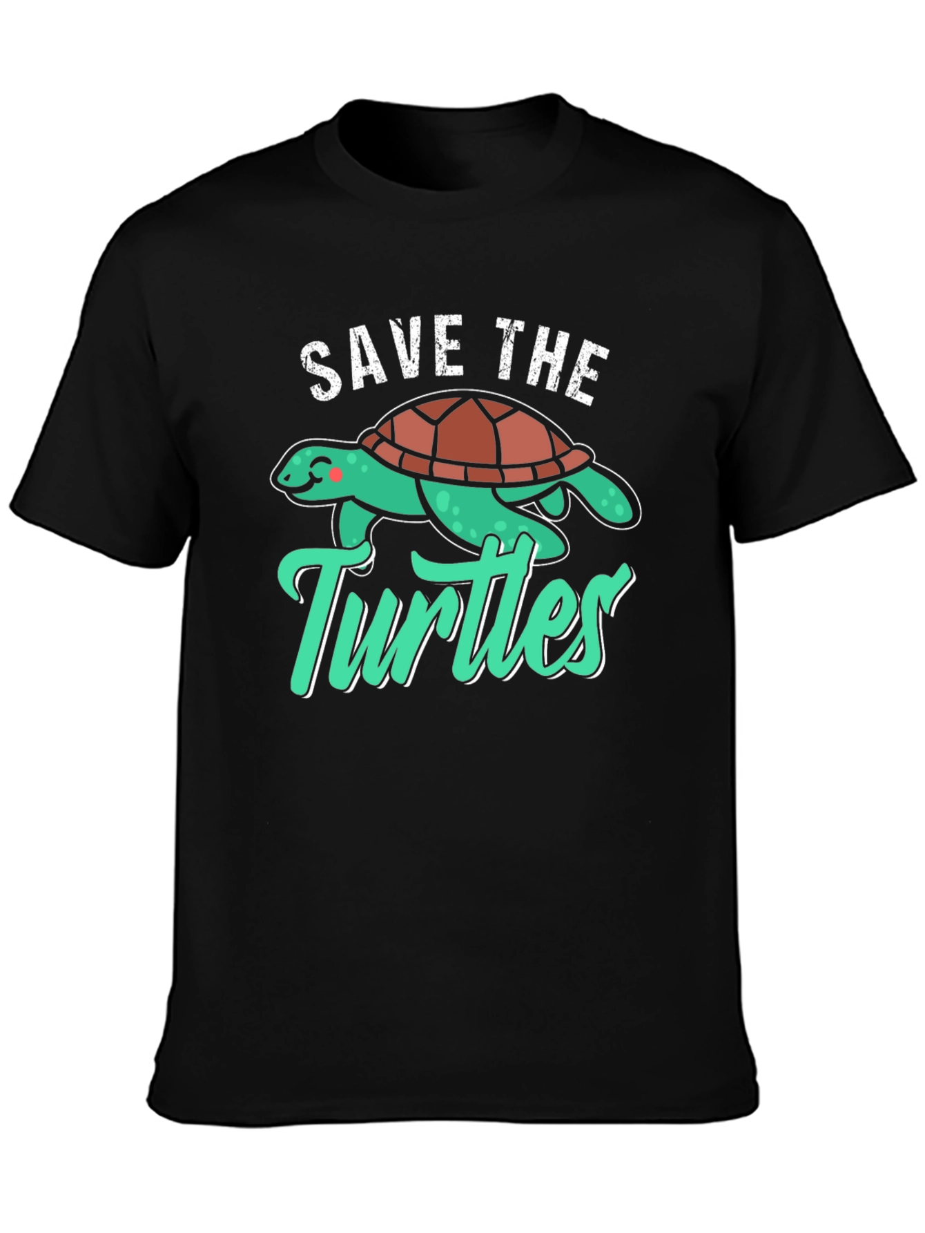 Save the Turtles Graphic T-Shirt