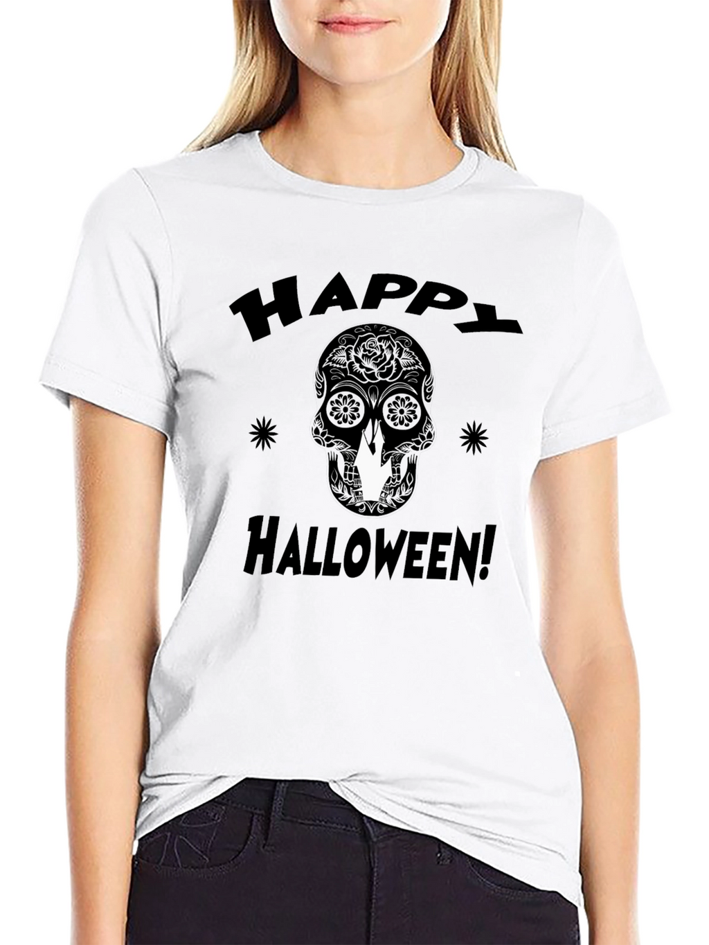 Happy Halloween Skull T-Shirt