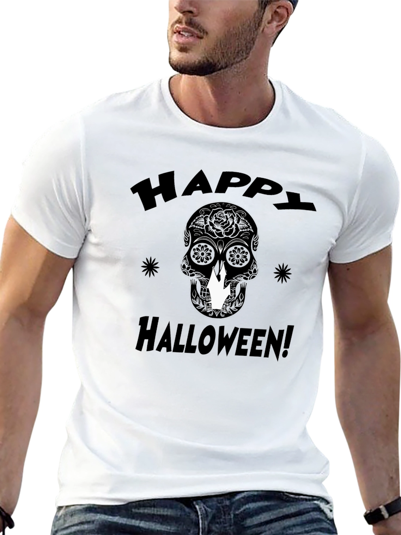 Happy Halloween Skull T-Shirt