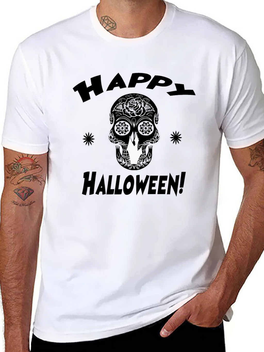 Happy Halloween Skull T-Shirt