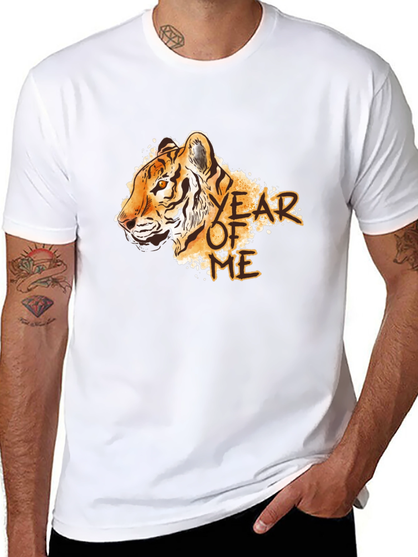 Year Of The Tiger T-Shirt - Black