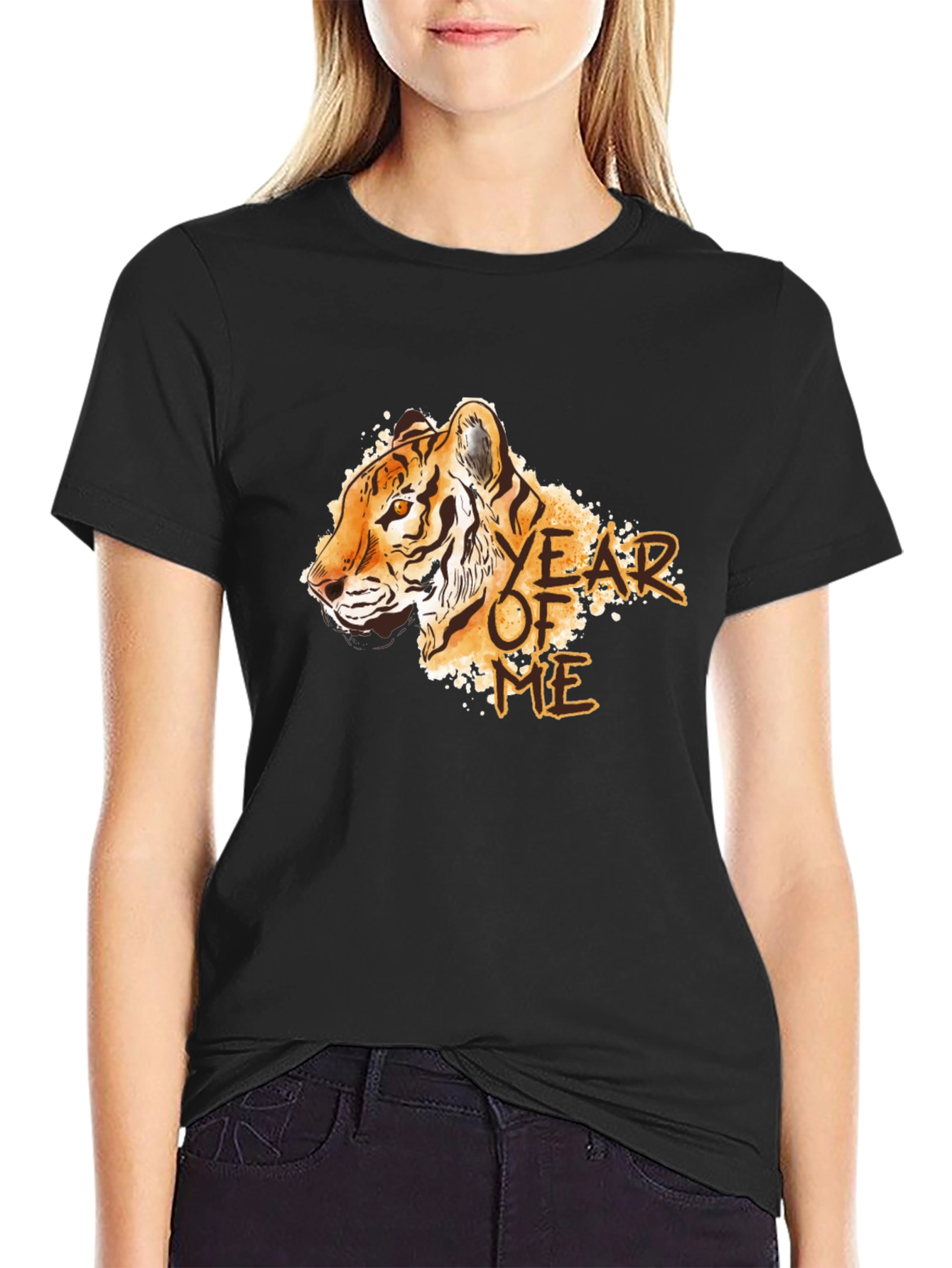 Year Of The Tiger T-Shirt - Black